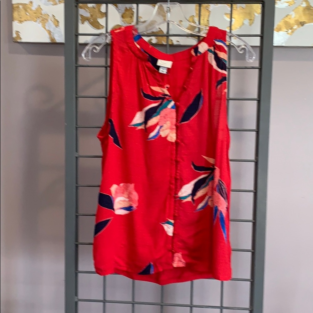 (PRE-LOVED) A NEW DAY TROPICAL TOP💕